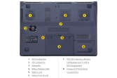 CLEVO Serveur Rack Ordinateur portable Clevo P370SM-A sans OS