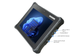 CLEVO Tablette Durabook R8 STD Tablette tactile étanche eau et poussière IP66 - Incassable - MIL-STD 810H - MIL-STD-461G - Durabook R8