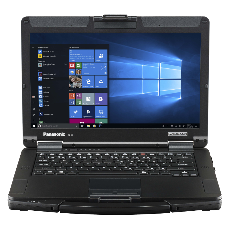 CLEVO Toughbook 55 - FZ55-MK1 FHD - Assembleur portable compatible Linux. Avec ou sans système exploitation