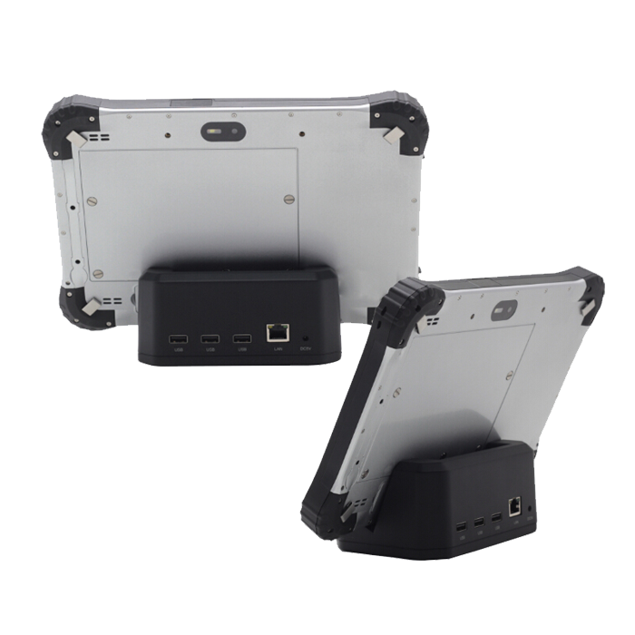CLEVO Tablette KX-10Q Tablette tactile 10 pouces militarisée durcie IP65 incassable, étanche, très grande autonomie - KX-10Q