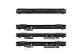 CLEVO Serveur Rack Toughbook FZ55 Full-HD - FZ55 HD assemblé sur mesure - Face avant et face arrière (baie modulaire arrière)