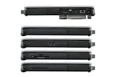 CLEVO Toughbook FZ55-MK1 HD PC portable durci IP53 Toughbook 55 (FZ55) 14.0" - Vues de droite et de gauche (baie média modulaire)