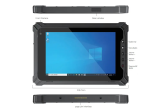 CLEVO Tablette KX-8J Tablette tactile militarisée durcie IP65 incassable, étanche, très grande autonomie - KX-8J