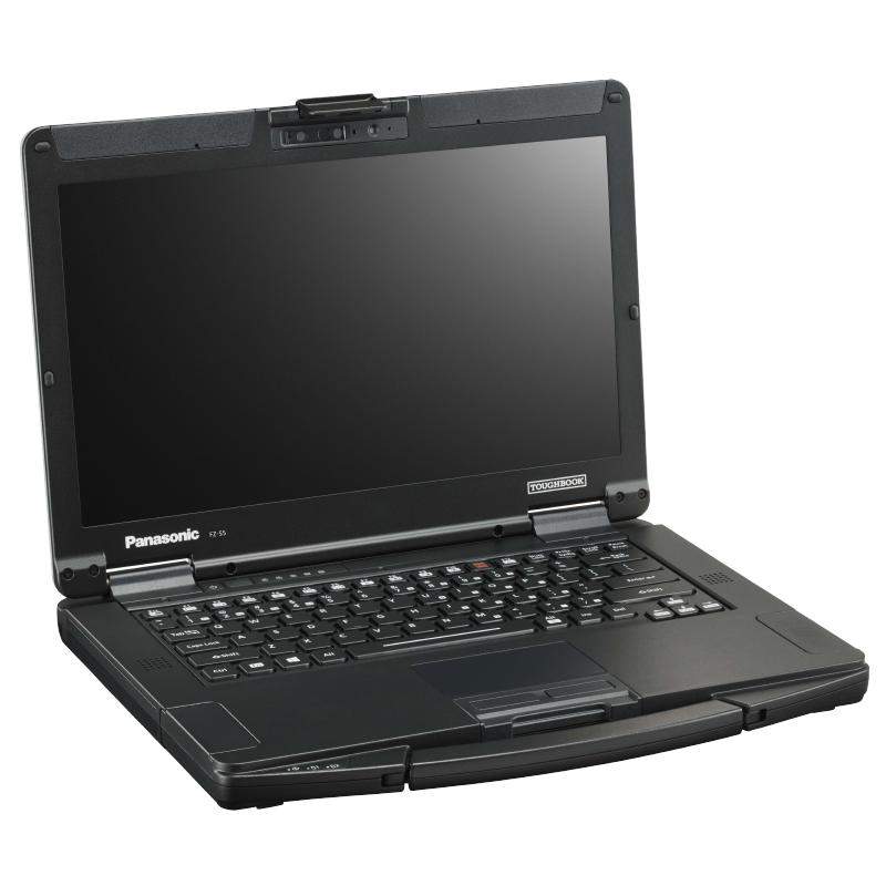 CLEVO Toughbook FZ55-MK1 FHD PC portable durci IP53 Toughbook 55 (FZ55) Full-HD - FZ55 HD vue de gauche