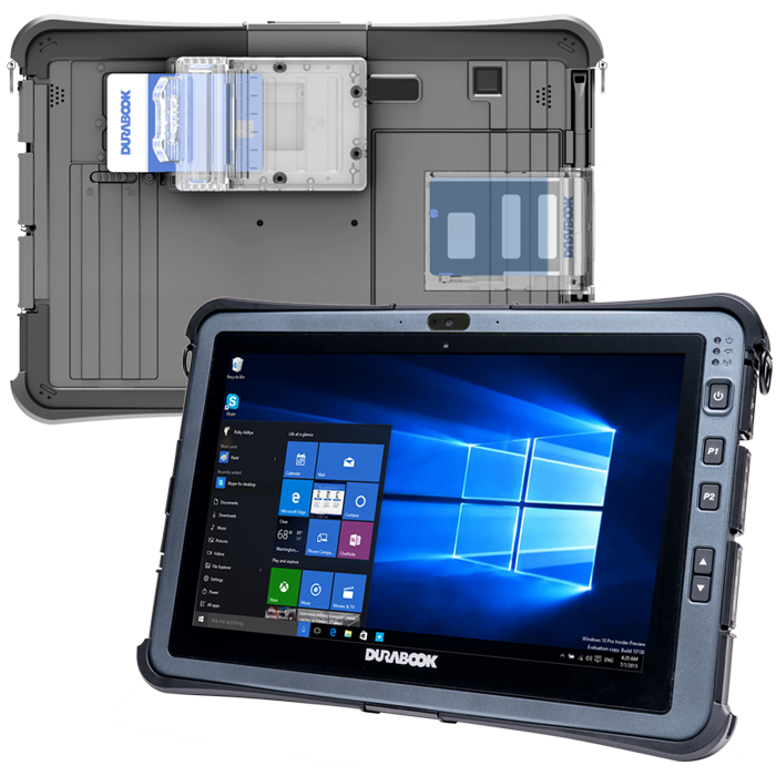 CLEVO Tablette Durabook U11I ST Tablette tactile étanche eau et poussière IP66 - Incassable - MIL-STD 810H - Durabook U11I