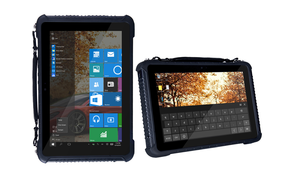 Tablette KX-8H - Tablette tactile militarisée durcie IP65 incassable, étanche, très grande autonomie - KX-10H - CLEVO